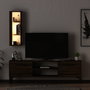 Hanah Home Soporte para TV Bien - Walnut